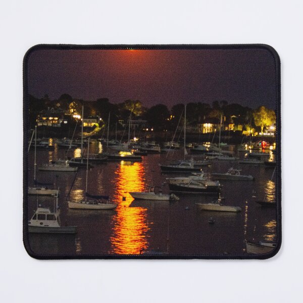 Item preview, Harvest Moon 2022 over Marblehead Harbor designed and sold by Ruth Curtis.
