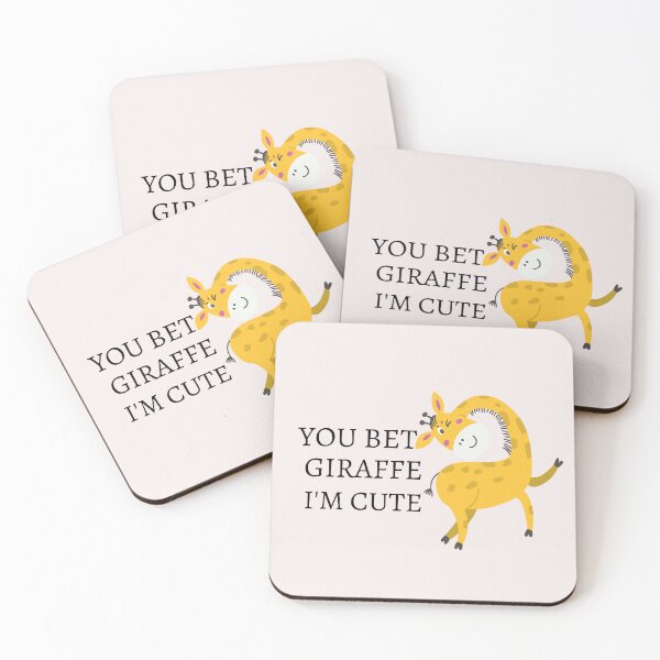 Item preview, You Bet Giraffe I'm Cute designed and sold by Achraf  ⭐⭐⭐⭐⭐.