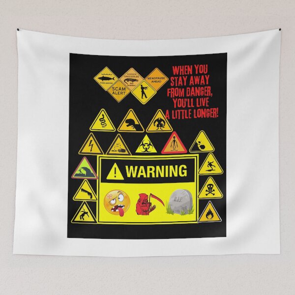 Item preview, Never Ignore Warning Signs designed and sold by seriyusink69.