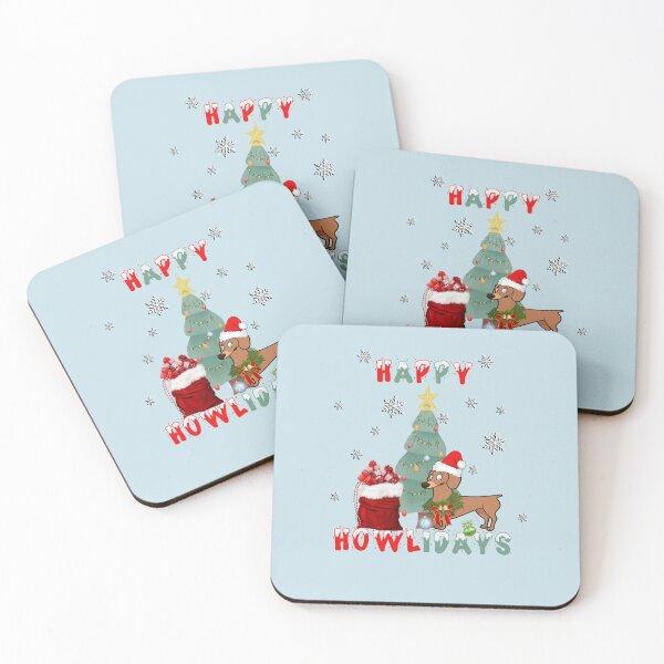 Item preview, Happy Howlidays Dacshund Merry Christmas designed and sold by Cute & Sassy Custom Gifting Boutiques.