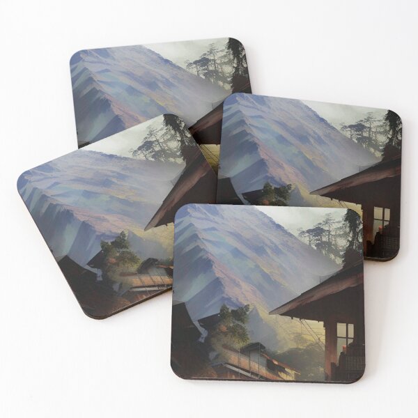 Item preview, Darjeeling Hills Painting designed and sold by Places On Earth.