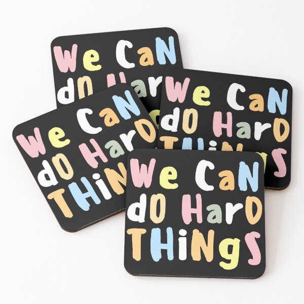 Item preview, We Can Do Hard Things First day back to school teacher and student designed and sold by VINASU.