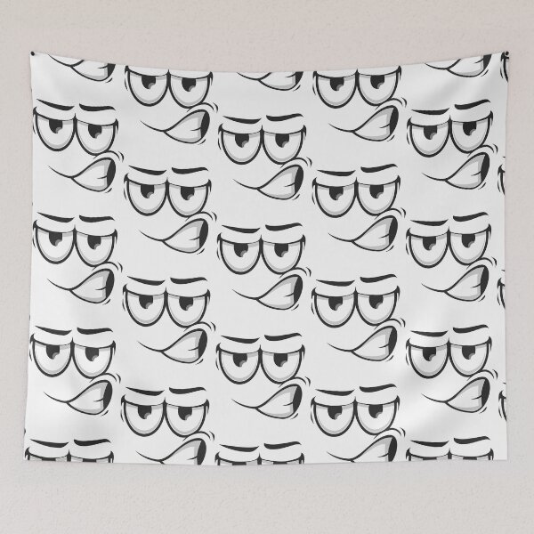 Item preview, Suspicious Emoticon with Angry Face Isolated designed and sold by OcoolBrand.