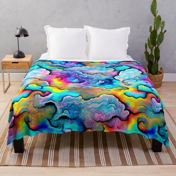 Item preview, Psychedelic Tie dye cloud inspired pattern bright multicolored designed and sold by RileyKyler.