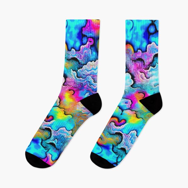 Item preview, Psychedelic Tie dye cloud inspired pattern bright multicolored designed and sold by RileyKyler.