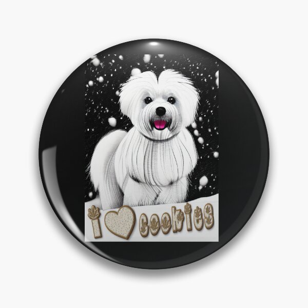 Artikelvorschau, Malteser Hund liebt Kekse / Malteser Hundeliebhaber / Süßes Geschenk / Hundeliebhaber entworfen und verkauft von bubblylive.