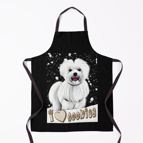 Item preview, Maltese dog loves cookies/ Maltese dog lovers/ Cute gift/ Dog lovers designed and sold by bubblylive.