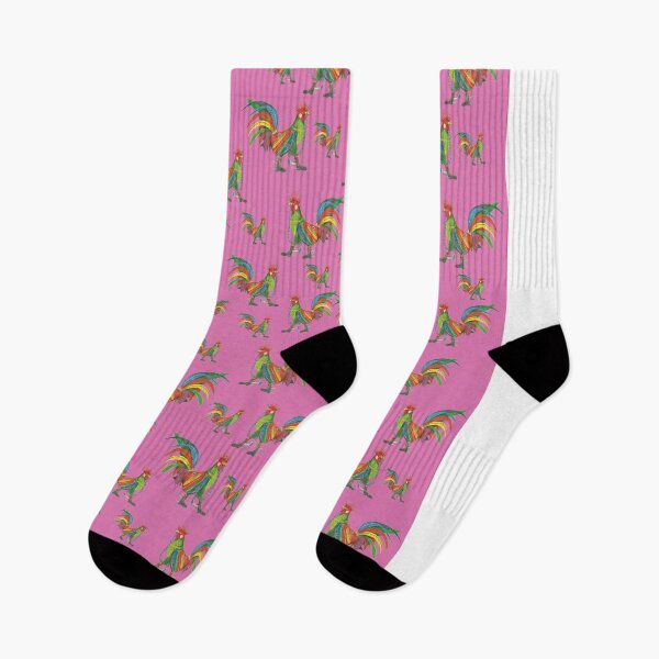 Artikelvorschau, Punky Rooster Pattern auf Lite Fushica entworfen und verkauft von AJLeibengeist.