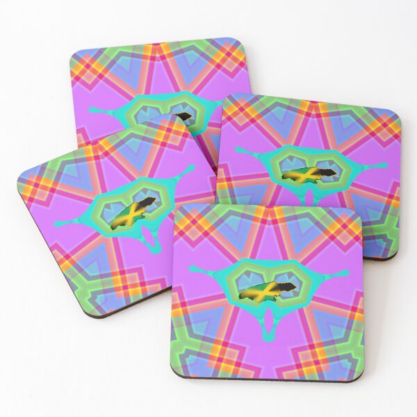 Item preview, UNFORGETTABLE WEST INDIES CHRISTMAS SOUVENIRS - UNIQUE ABSTRACT CARIBBEAN GEOMETRIC PATTERN - GREATJAMAICAN VIBES FLAG INSPIRATION designed and sold by Ralek.