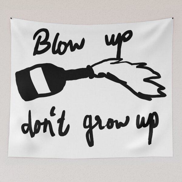 Item preview, Blow up, don't grow up designed and sold by radLeft.