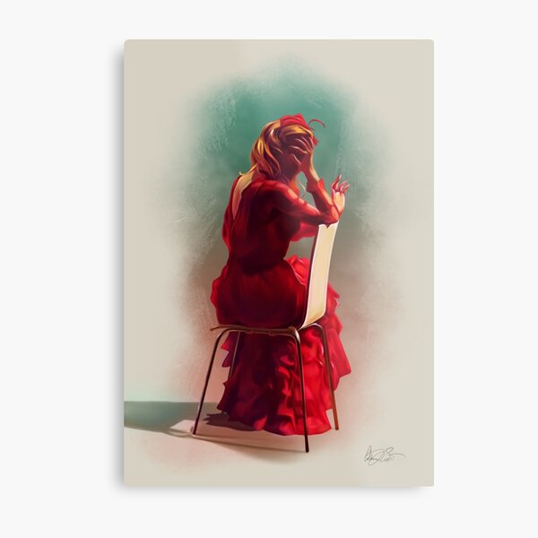 Blanche Dubois n°4 "Red" Metal Print