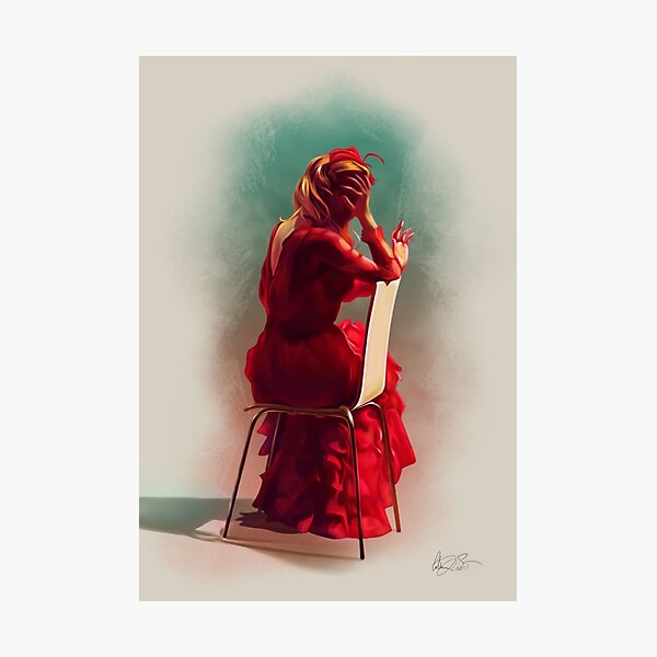 Blanche Dubois n°4 "Red" Photographic Print