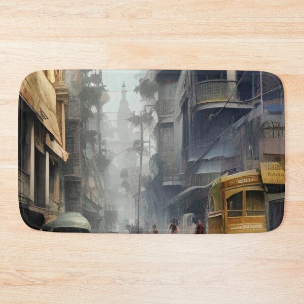 Item preview, Kolkata Streets Painting designed and sold by Places On Earth.