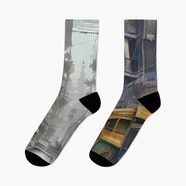 Item preview, Kolkata Streets Painting designed and sold by Places On Earth.