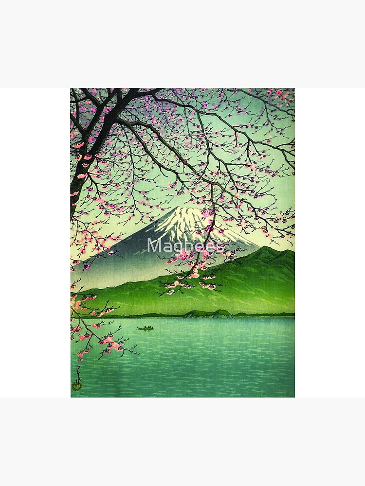 Hasui Kawase - le mont Fuji au printemps vu de Kisho