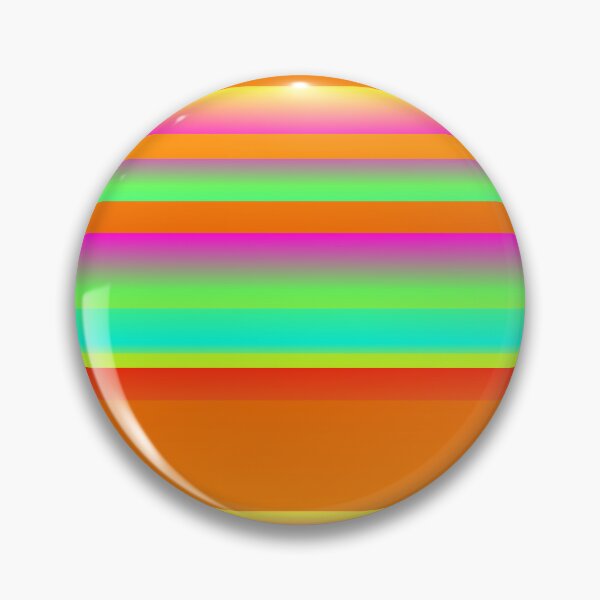 Item preview, Neon orange multicolor palette line pattern (horizontal) designed and sold by lausn.