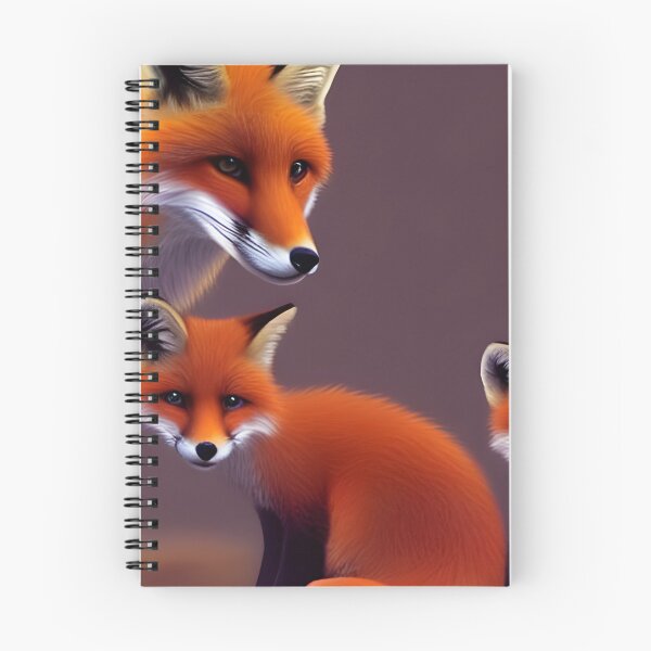Item preview, Mother Fox And Her Kits designed and sold by ZenEverAI.