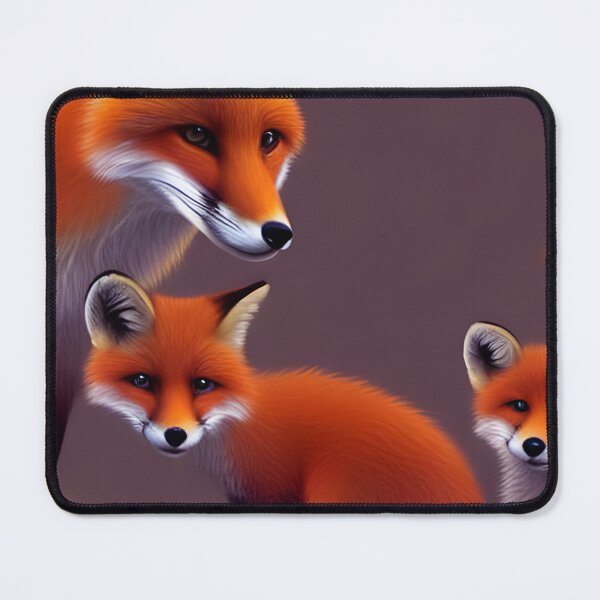 Item preview, Mother Fox And Her Kits designed and sold by ZenEverAI.
