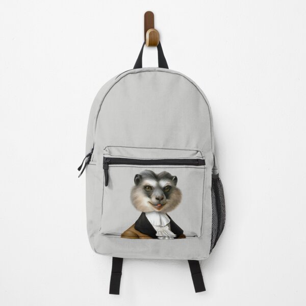 Item preview, Sir Lemur, funny animal portrait, ringtail lemur gentleman portrait, dapper lemur portrait art, cute cool lemur art designed and sold by Artsareus.