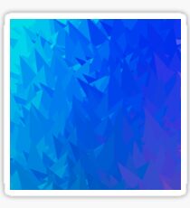 Abstract Blue Triangle Background. Modern Mosaic Pattern. Template Design for Banner, Poster Sticker