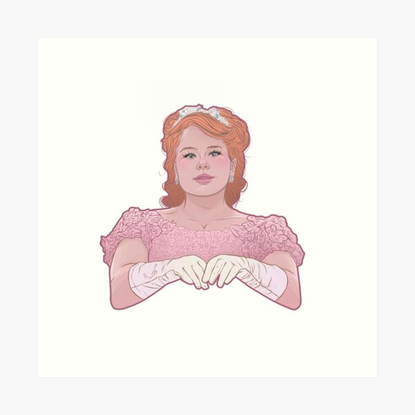 Item preview, Bridgerton Penelope Feathertop, Lady Whistledown designed and sold by illhustration.
