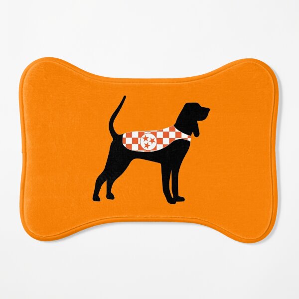 Tennessee Hound Dog Mascot Knoxville Fan Game Orange  Dog Mat