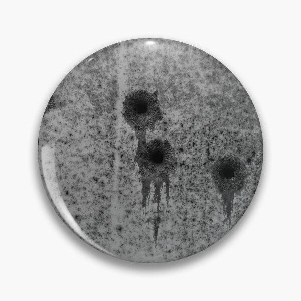 Item preview, Bullet Holes In Rusty Metal Door designed and sold by chillbilldill.