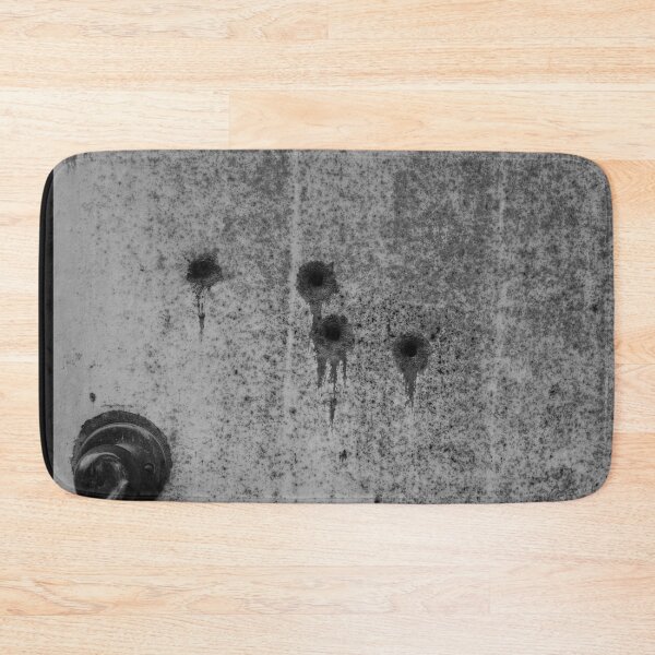 Item preview, Bullet Holes In Rusty Metal Door designed and sold by chillbilldill.