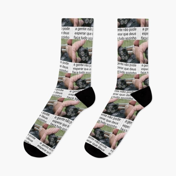 Item preview, A gente não pode esperar que Deus faça tudo sozinho (Meme) designed and sold by Dazaik Store.