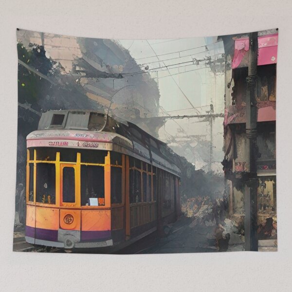 Item preview, Kolkata Tram Art designed and sold by Places On Earth.