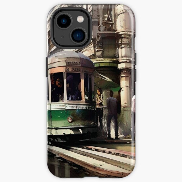 Kolkata Tram Art iPhone Tough Case