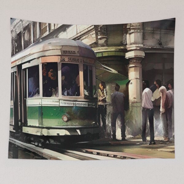 Item preview, Kolkata Tram Art designed and sold by Places On Earth.