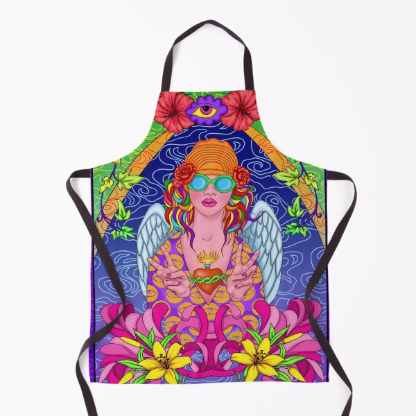 Item preview, Painting of girl with hippie style designed and sold by GOUVE.