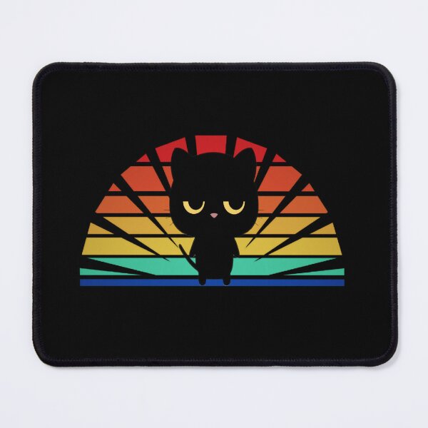 Item preview, Copy of Cat watching sunset Scene vintage retro funny Gifts designed and sold by Drawix.