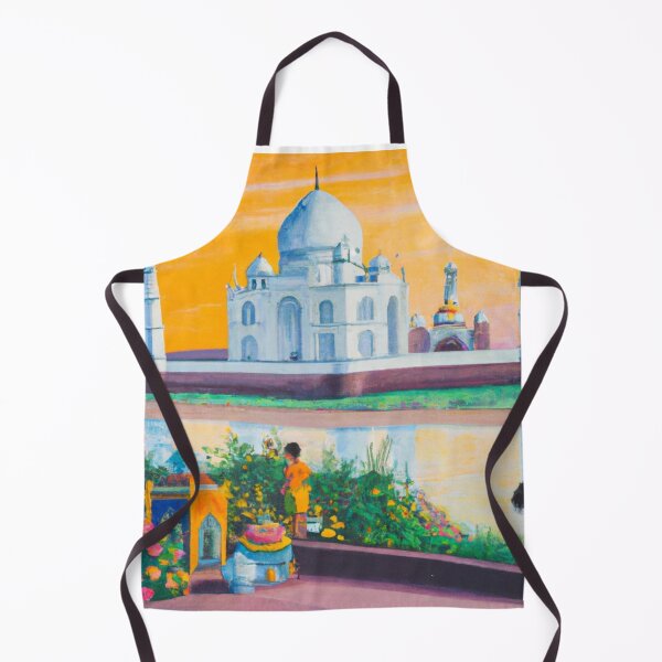 Item preview, Tranquil Taj Mahal at Sunrise Scene designed and sold by junkandpop.