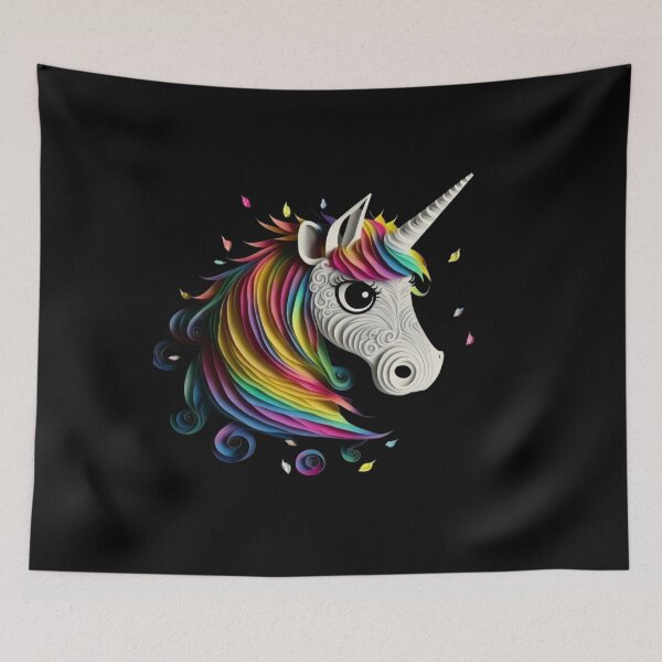Item preview, Paperdesign Art Of A Cute Unicorn 2 designed and sold by PD-Store.
