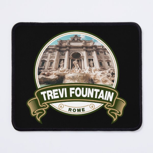 Item preview, Trevi Fountain Rome Italy Badge designed and sold by KrisSidDesigns.