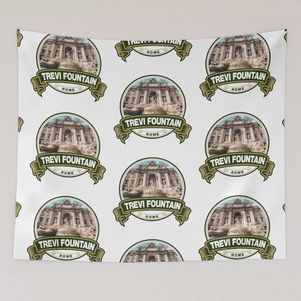 Item preview, Trevi Fountain Rome Italy Badge designed and sold by KrisSidDesigns.