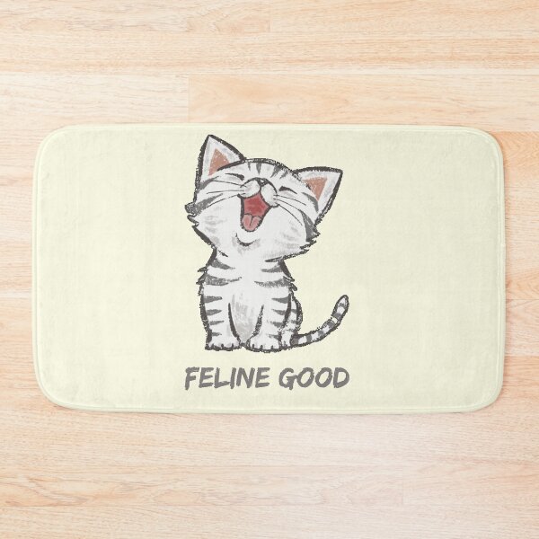 Item preview, Feline Good. Cute Happy Kitty Cat Lover designed and sold by Rebel-Design.