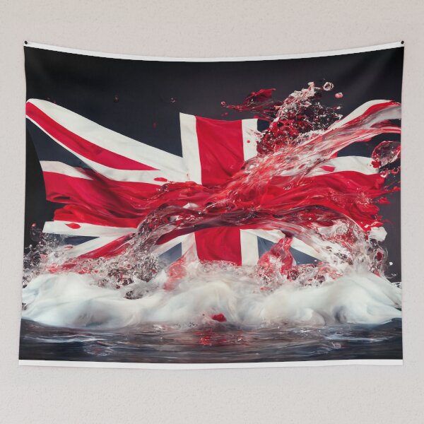 Item preview, National Nations Flags - United Kingdom Flag - The Union Jack Flag designed and sold by Unwind-Art-Work.