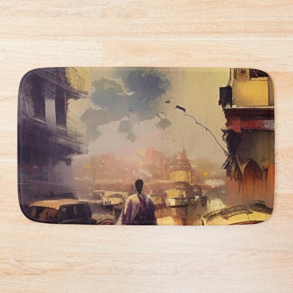 Item preview, Doha City Painting designed and sold by Places On Earth.