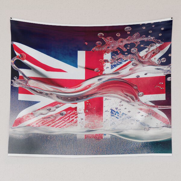 Item preview, National Nations Flags - United Kingdom Flag - The Union Jack Flag designed and sold by Unwind-Art-Work.