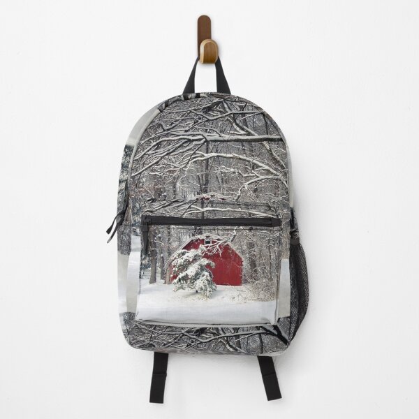 Item preview, Red Barn in the Snow designed and sold by Frankie Cat Photography.