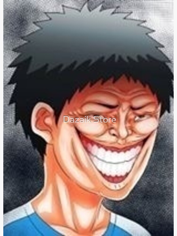 Funny Anime Face Art Board Print for Sale by Dazaik Store