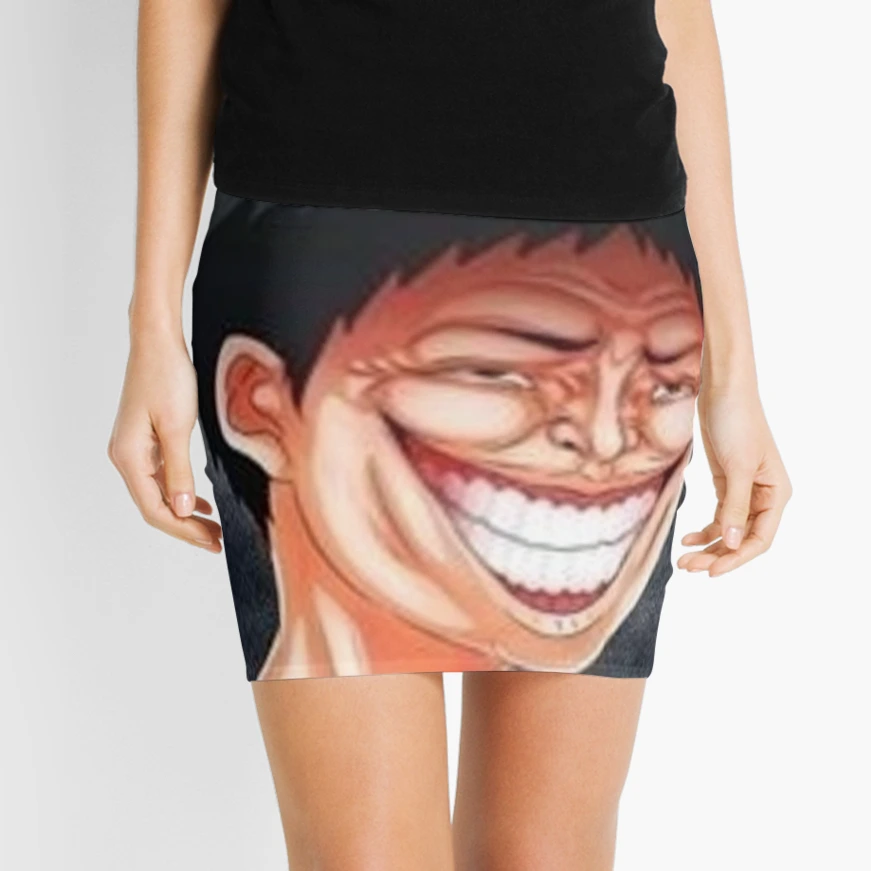 Man Face Mini Skirt for Sale by prrrki