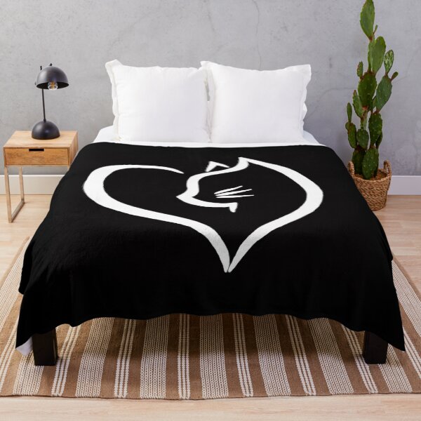 Item preview, Love Cats Heart with Cat Face designed and sold by Rowena Jones.