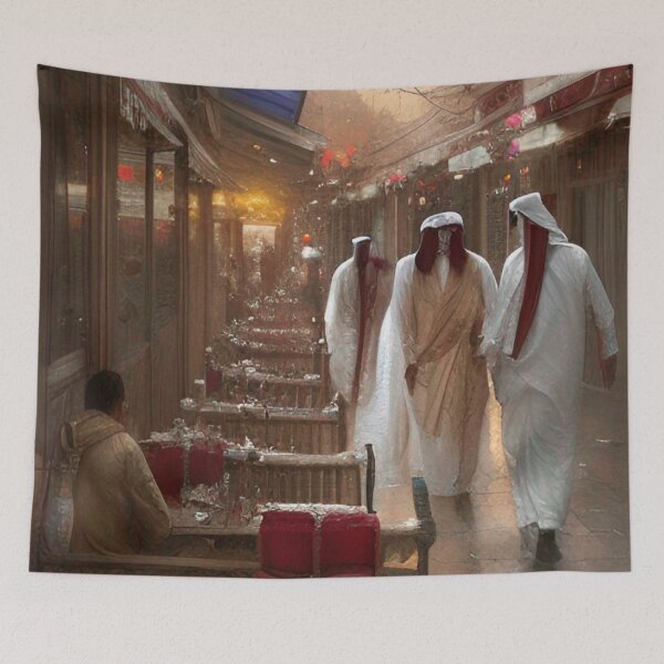 Item preview, Doha City Painting designed and sold by Places On Earth.