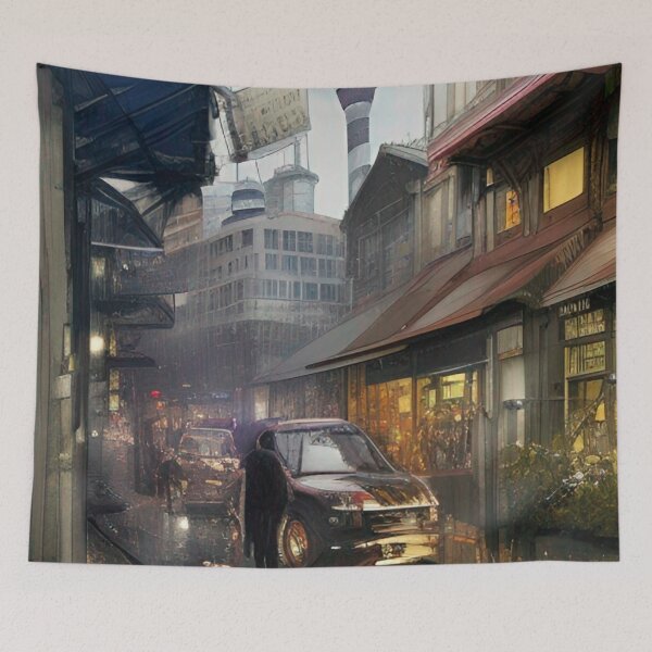 Item preview, Pintura de la ciudad de Auckland designed and sold by Places On Earth.