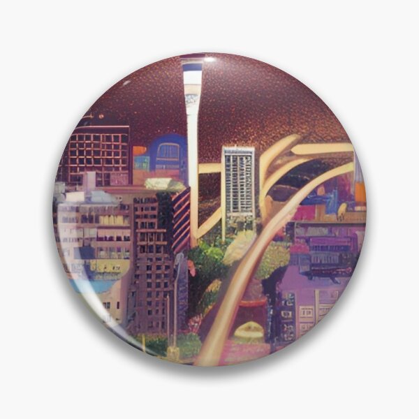 Item preview, Auckland NZ Painting designed and sold by Places On Earth.