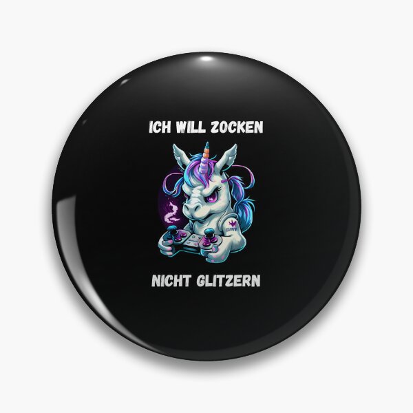 Artikelvorschau, Einhorn - Ich will zocken, nicht Glitzern entworfen und verkauft von PD-Store.